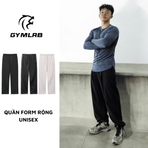 Quần Ống Rộng Form Unisex ActiveLab 45-110kg Chất vải thoáng mát thoải mái