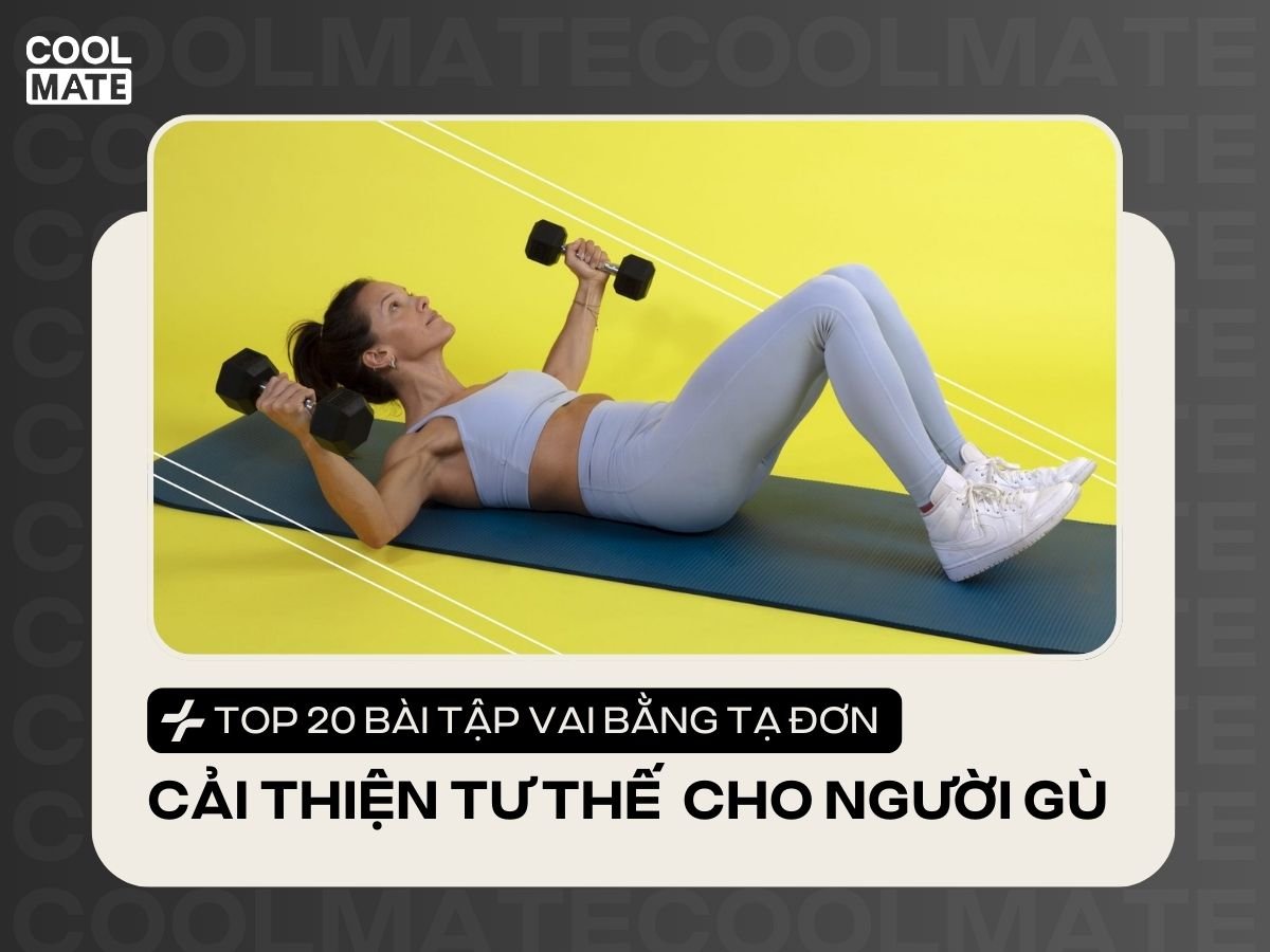 Nguyên tắc vàng khi tập vai với tạ đơn — sai 1 nguyên tắc, hỏng toàn bộ