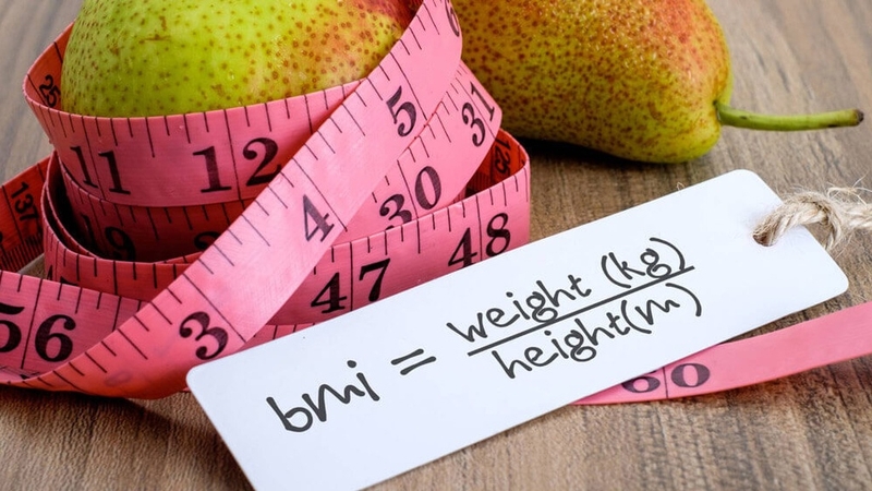 BMI = Cân nặng (kg) ÷ [Chiều cao (m)]²