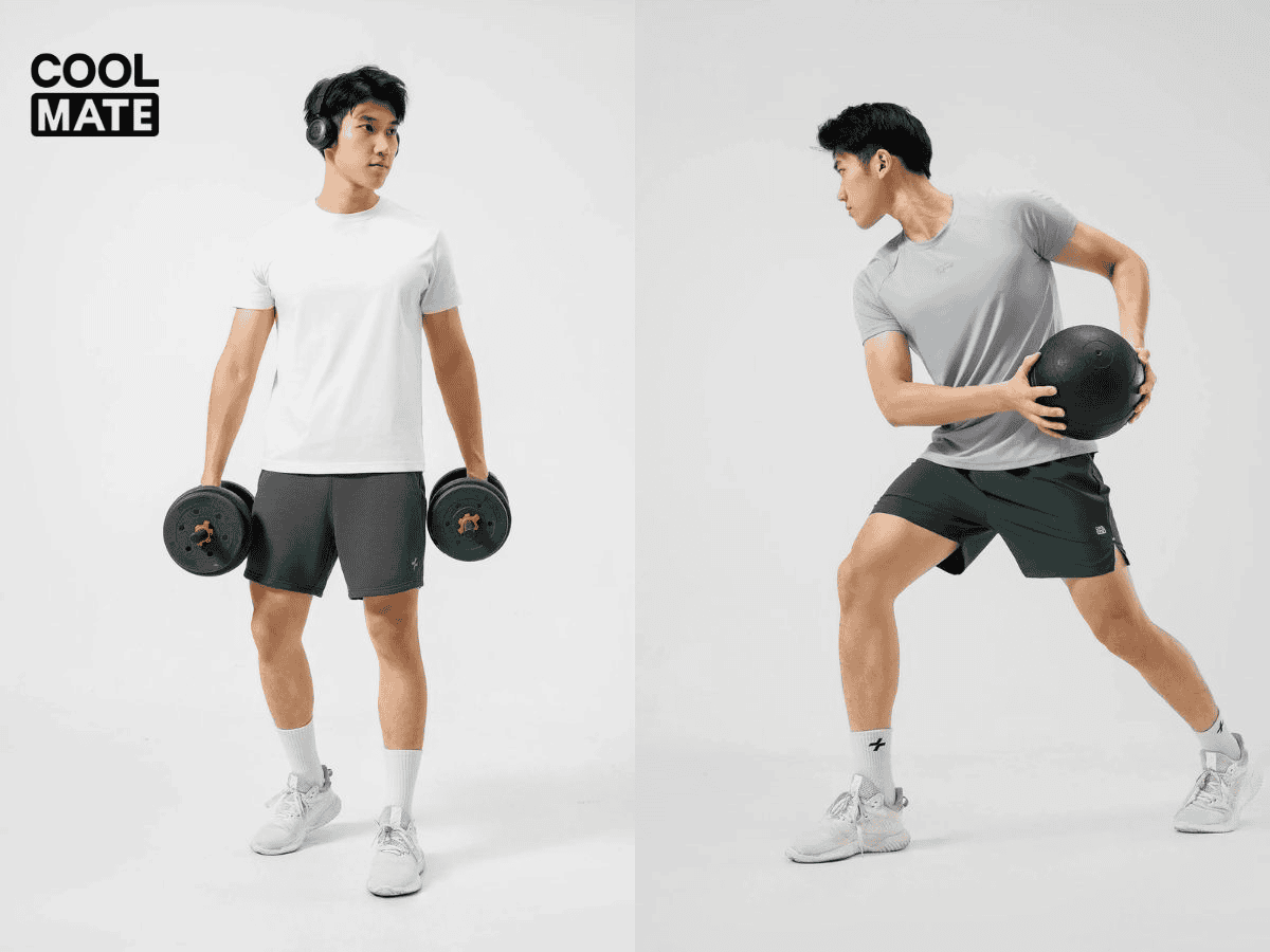 Bí quyết chọn quần short tập gym nam sao cho thoải mái – đúng từng milimet