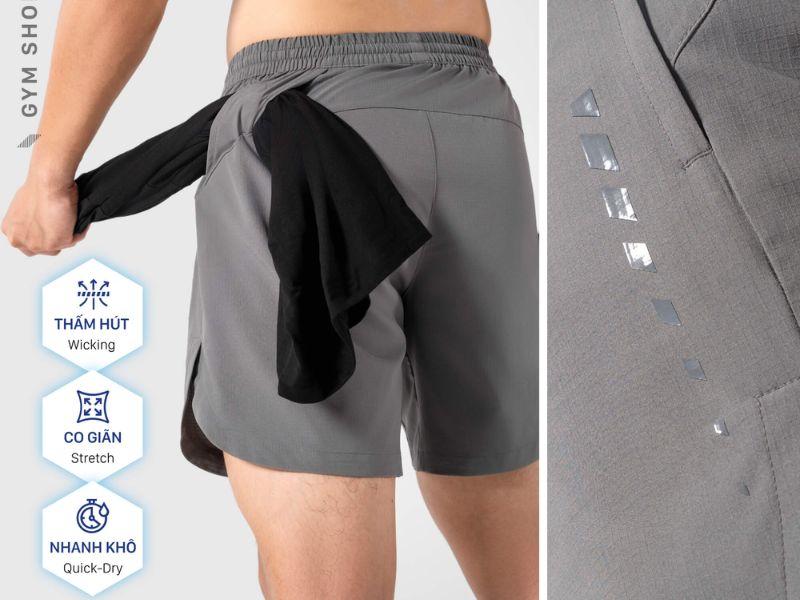 Các kiểu quần short tập gym nam phổ biến – nên chọn cái nào?