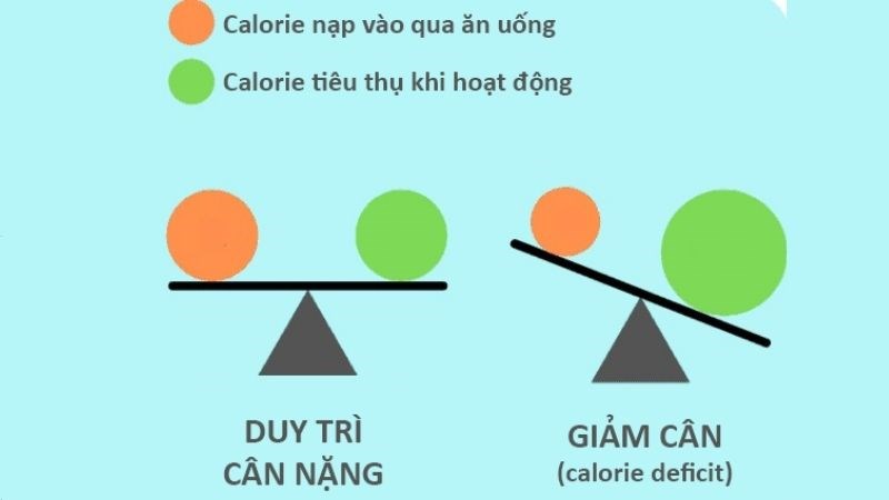 Cách tính thâm hụt calo — không cần app, không cần máy đo